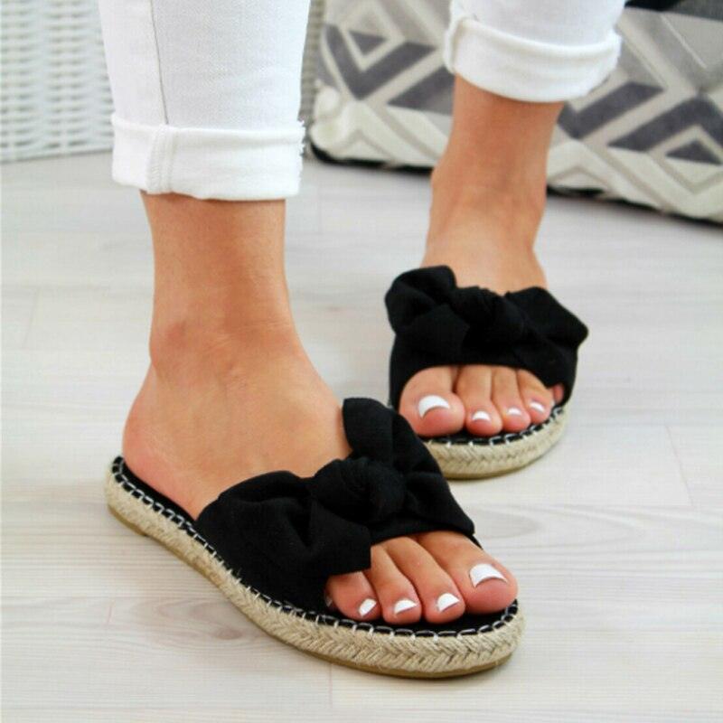 Cute Open Toe Casual Sandals Soft Sole Anti-Skid Indoor House Shoes
