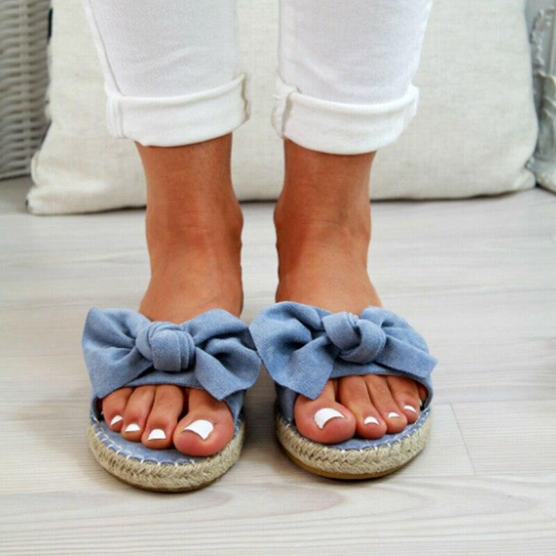 Cute Open Toe Casual Sandals Soft Sole Anti-Skid Indoor House Shoes