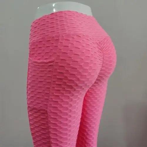 High Waist Push Up Fitness Leggings with Pockets for Women