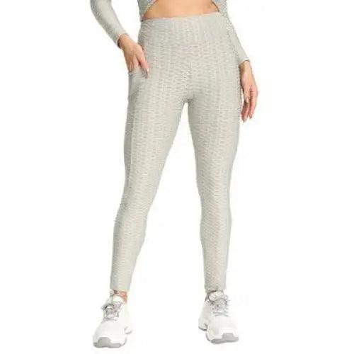 High Waist Push Up Fitness Leggings with Pockets for Women