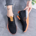 Women's Platform Mesh Slip-On Sneakers Lightweight Casual Shoes