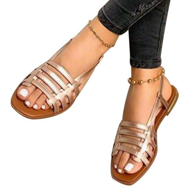 Women's Summer Linen Bow Platform Slides Casual Vacation Sandals