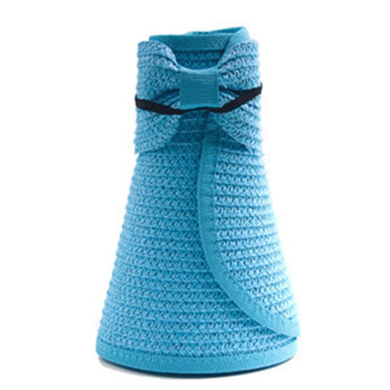 Women’s Foldable Wide Brim Sun Visor Hat for Beach & Travel