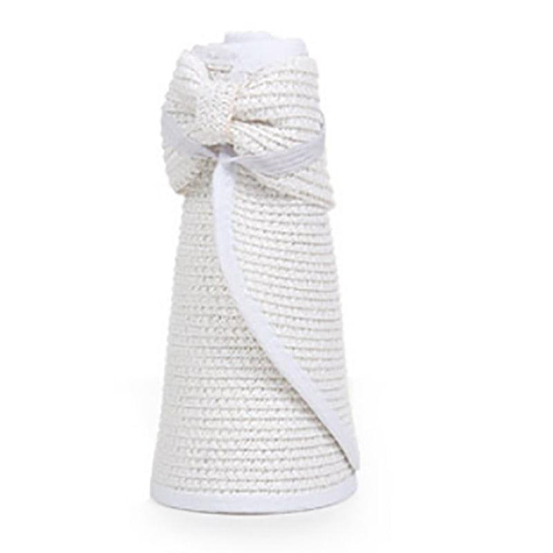 Women’s Foldable Wide Brim Sun Visor Hat for Beach & Travel