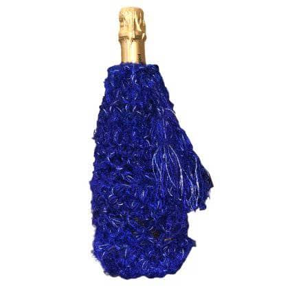 New Year's Eve Sparkly Bottle Cover Crochet Kit