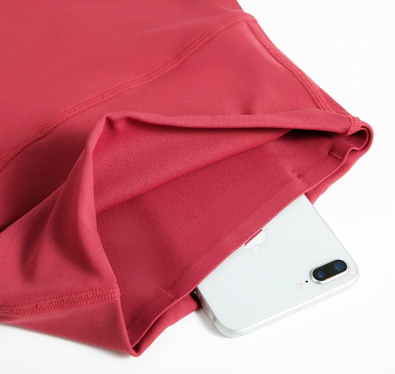 High-Waist Girls Yoga Leggings with Pockets for Sports and Play