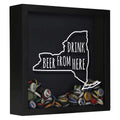 New York Drink Beer From Here Beer Cap Shadow Box