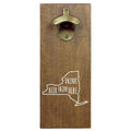 New York Drink Beer From Here Cap Catching Magnetic Bottle Opener