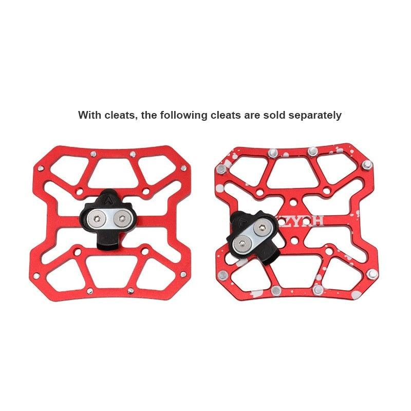 Universal Clipless to Platform Bike Pedal Adapters for Cycling
