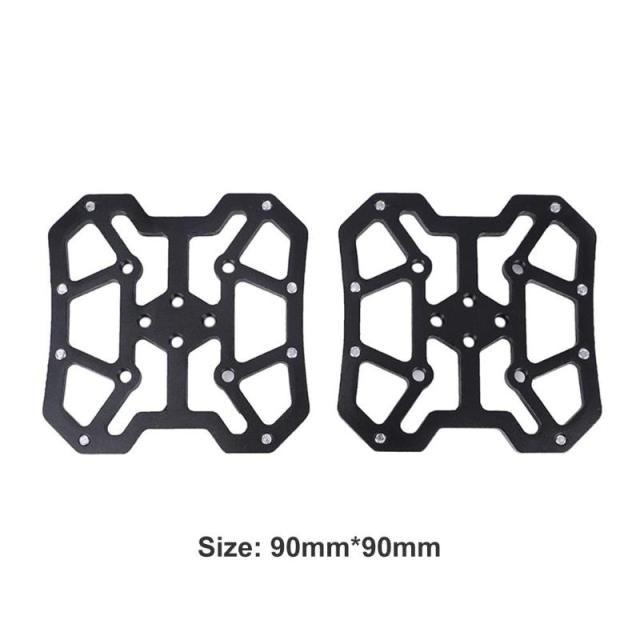 Universal Clipless to Platform Bike Pedal Adapters for Cycling