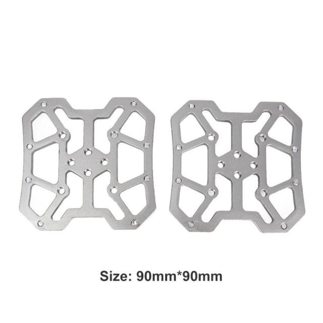Universal Clipless to Platform Bike Pedal Adapters for Cycling