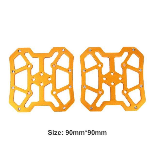 Universal Clipless to Platform Bike Pedal Adapters for Cycling