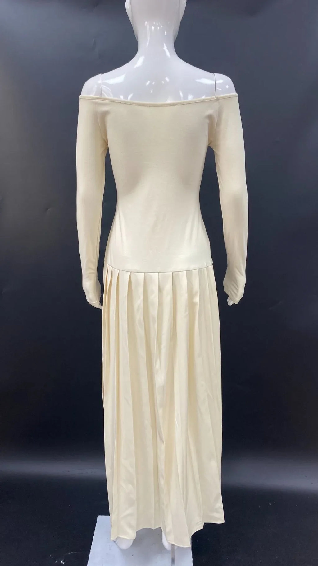 Elegant Retro Split Dress