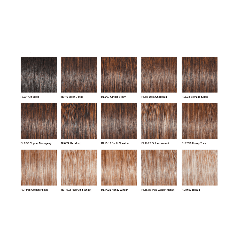 Nice Move Mid-Length Women's Wig in Brown and Blonde Shades