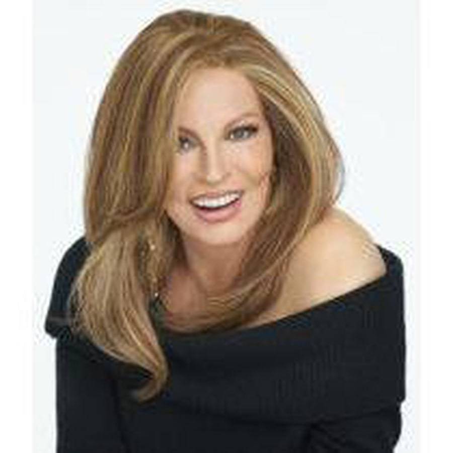 Nice Move Mid-Length Women's Wig in Brown and Blonde Shades