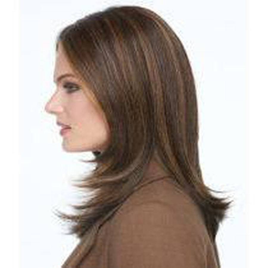 Nice Move Mid-Length Women's Wig in Brown and Blonde Shades