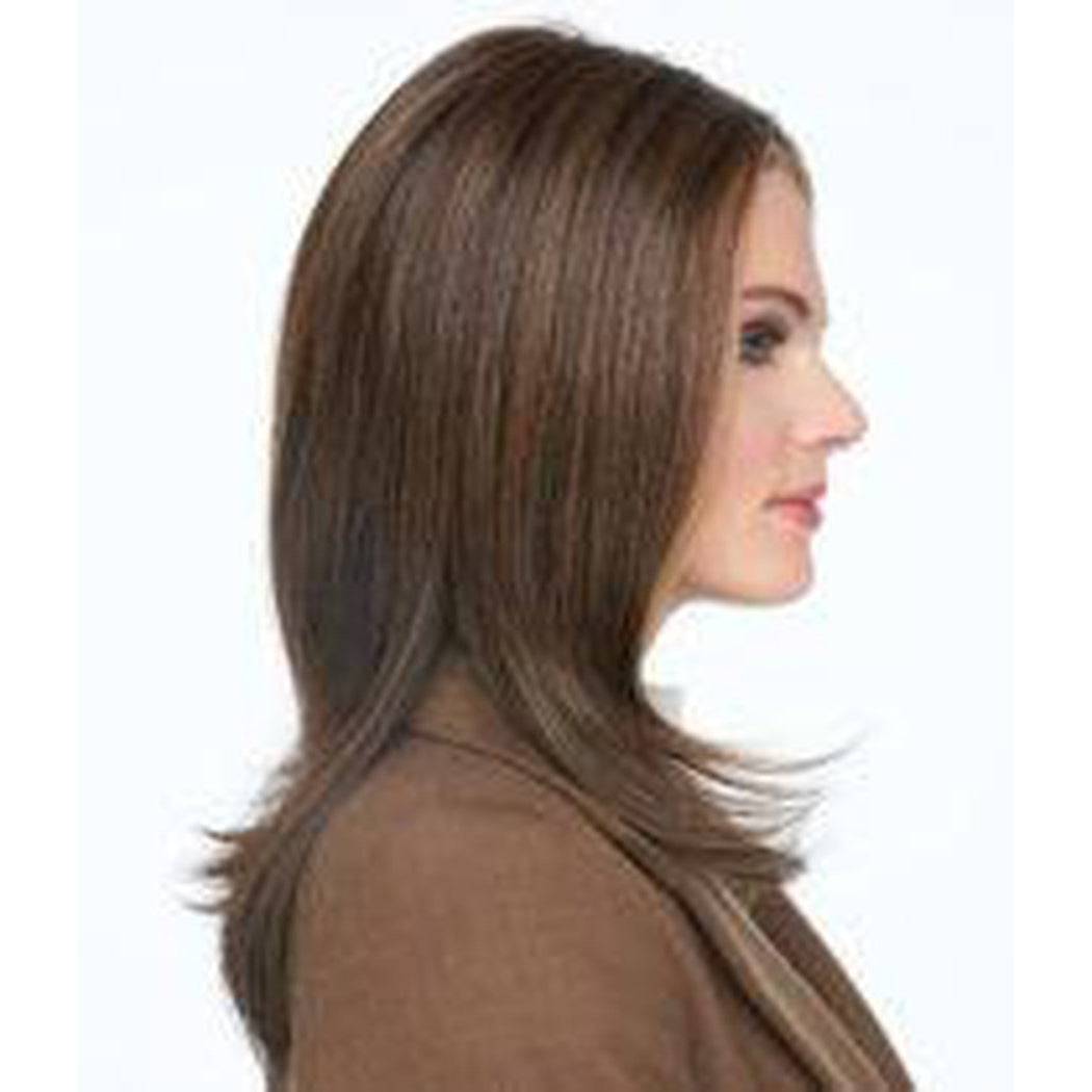 Nice Move Mid-Length Women's Wig in Brown and Blonde Shades