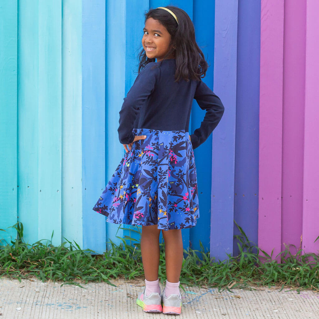 "Who Glows There" Night Creatures Super Twirler Dress with Pockets