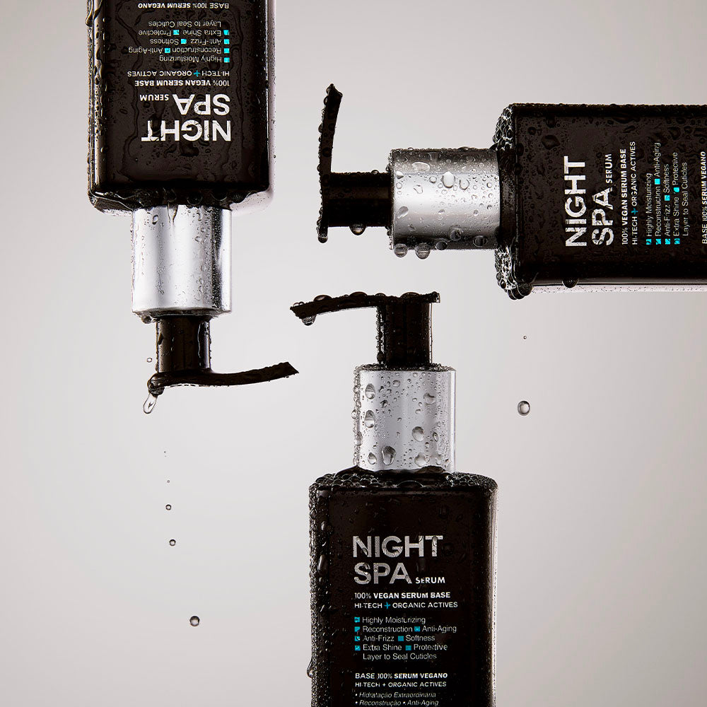 Truss Night Spa Hair Serum 8.45 oz bottle for overnight hair revitalization treatment