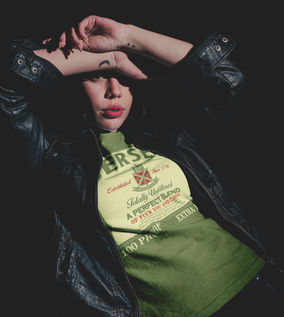Girls Vintage-Inspired New Jersey Parody Graphic T-Shirt