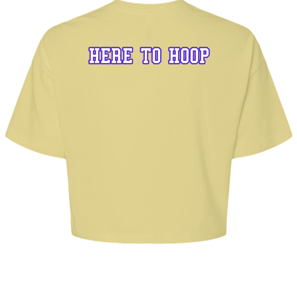 Here to hoop womens crop