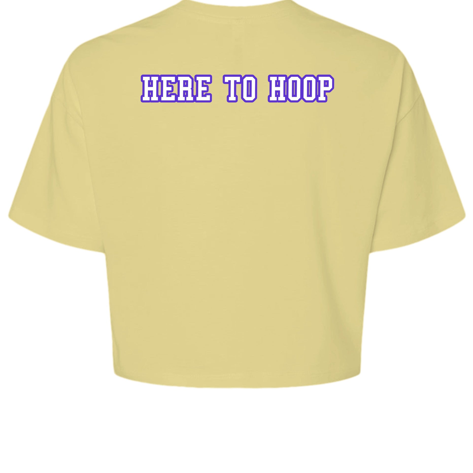 Here to hoop womens crop