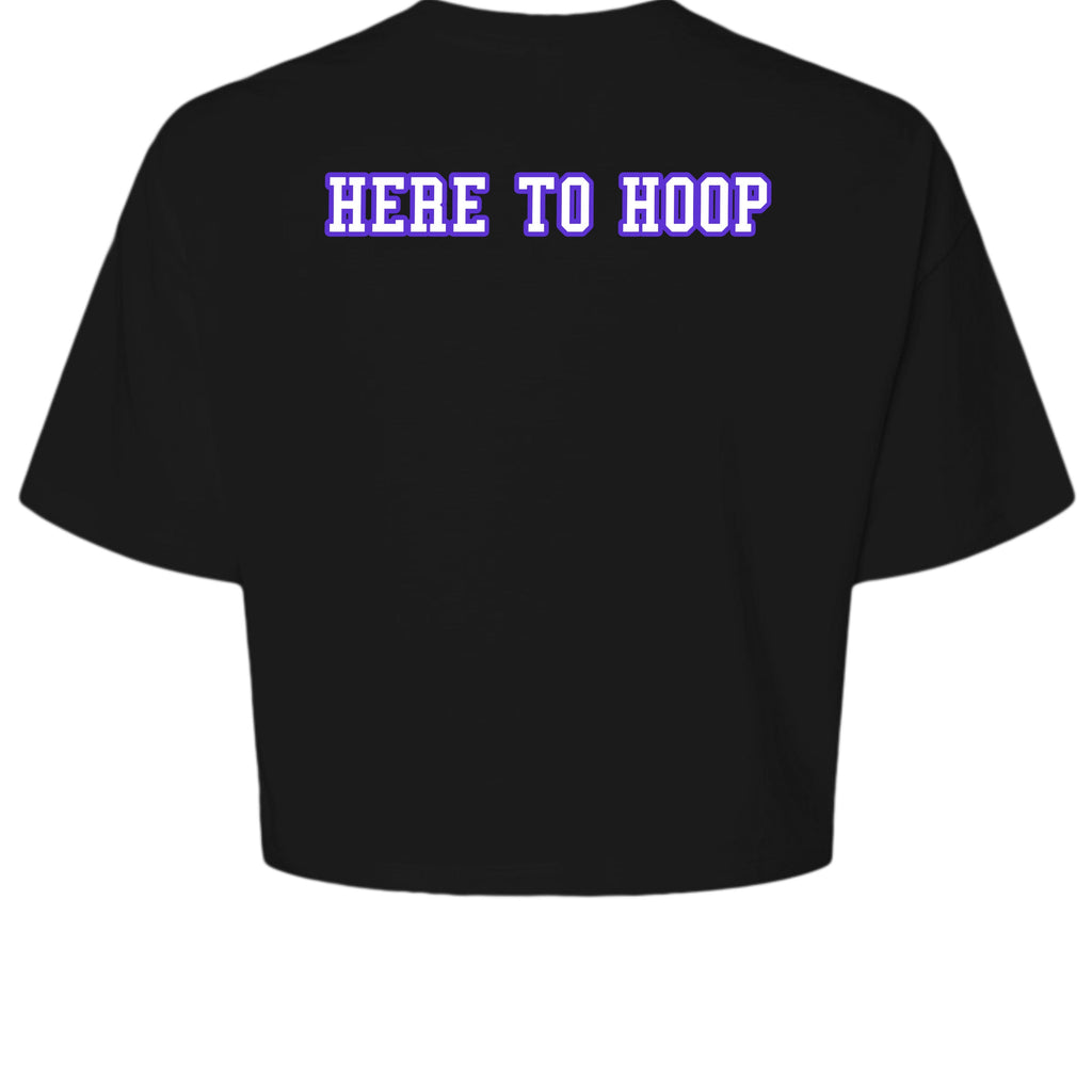 Here to hoop womens crop