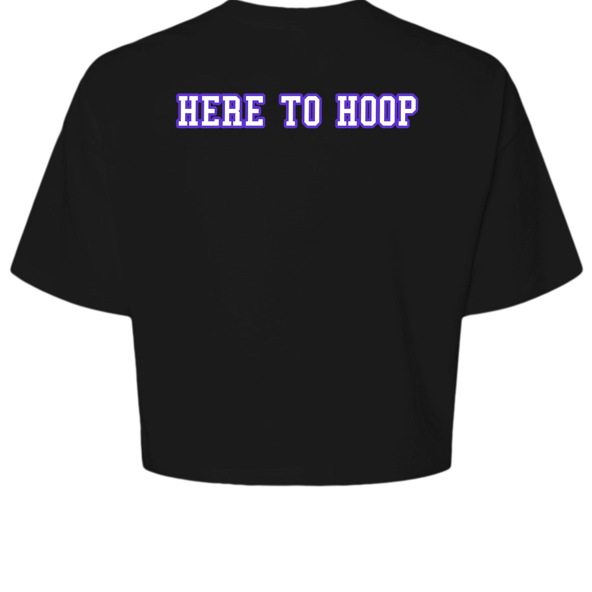 Here to hoop womens crop