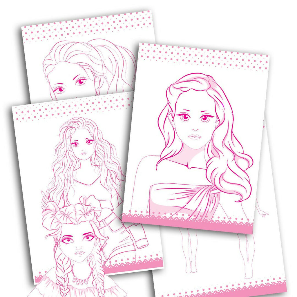 Style Studio Fashion Sketch Activity Book for Girls Ages 4-8