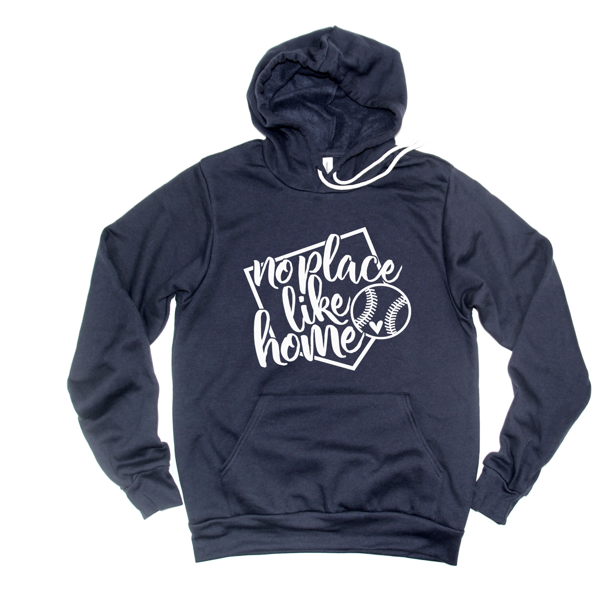 No Place Like Home Baseball Crew or Hoodie Sweatshirt