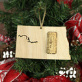 North Dakota Wine Cork Holder Ornaments