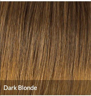 Short pixie cut wig with long layers in Dark Blonde
