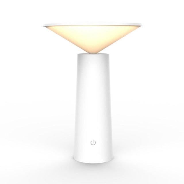 Modern Metallic Touch Sensor Desk Lamp for Bedroom and Office