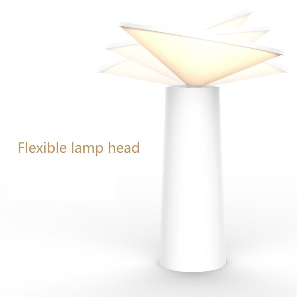 Modern Metallic Touch Sensor Desk Lamp for Bedroom and Office