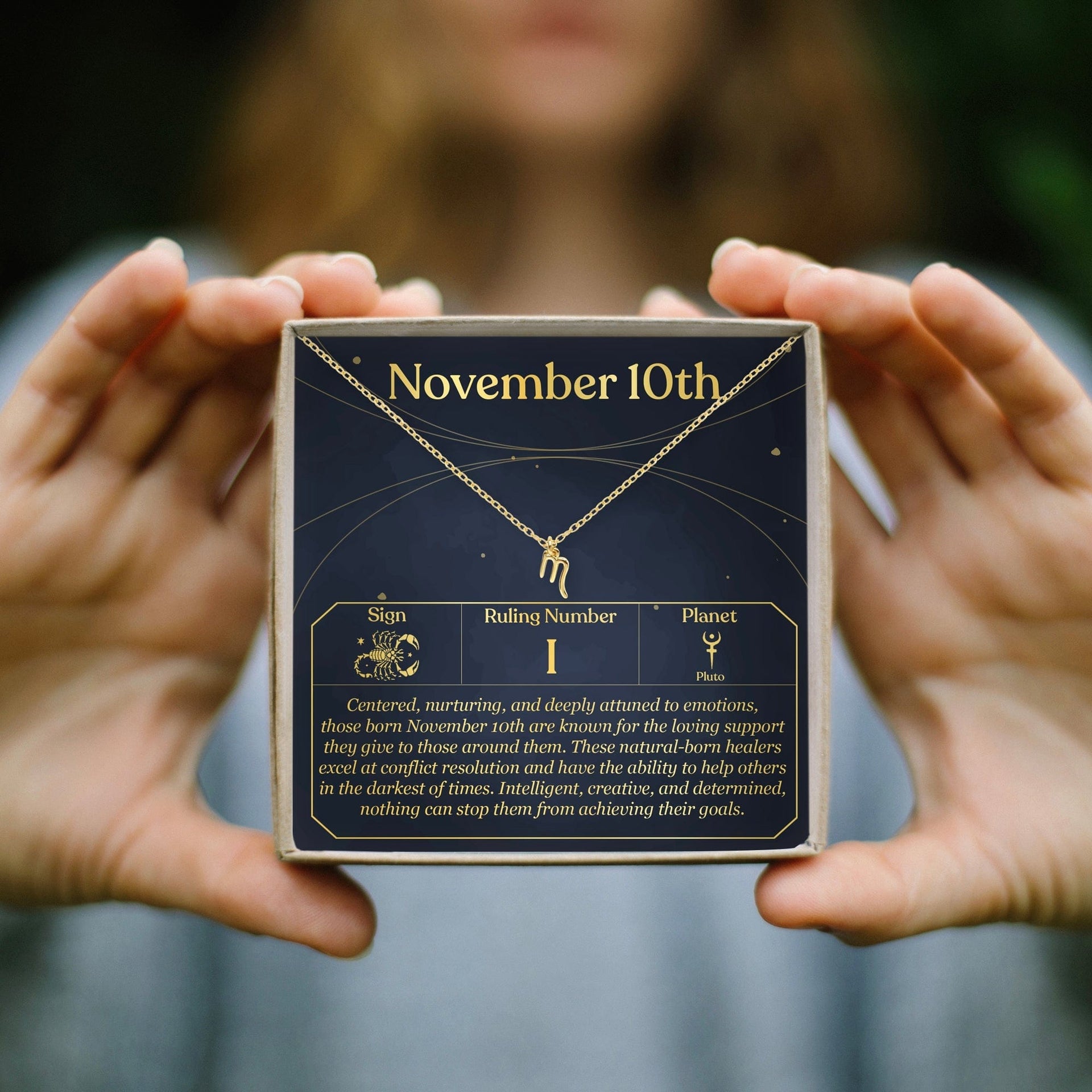 November 10th Scorpio Necklace