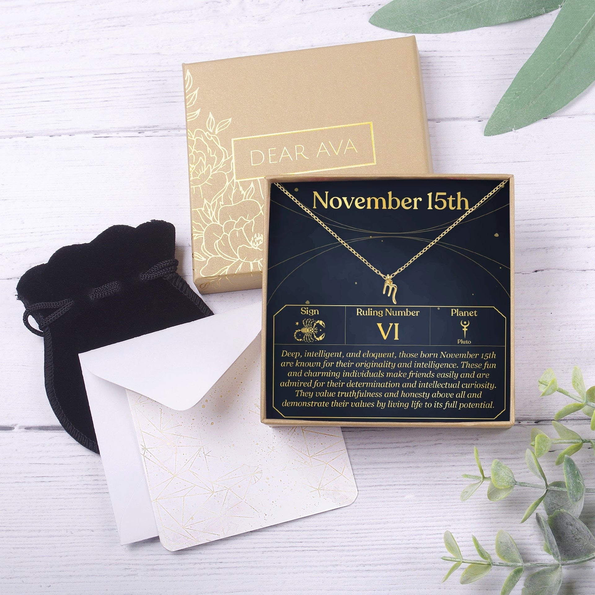 November 15th Scorpio Necklace