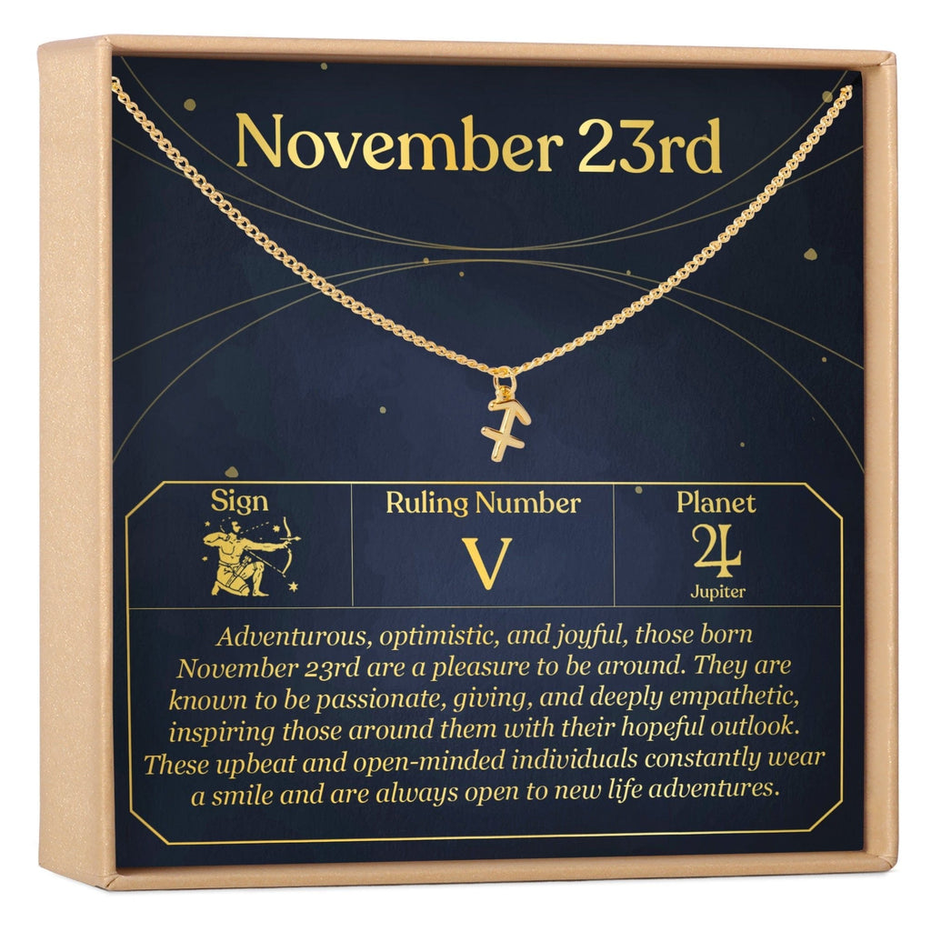 November 23rd Sagittarius Necklace