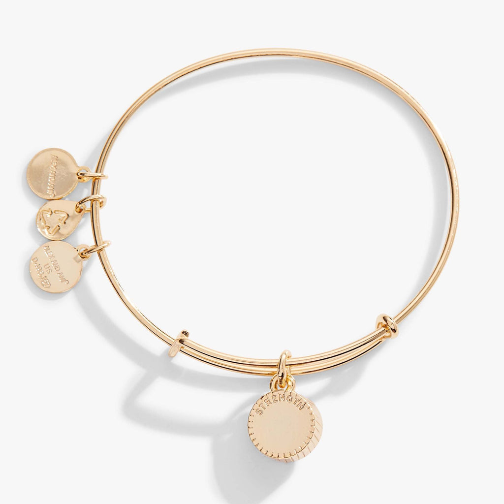 November Birthstone Topaz Expandable Charm Bangle