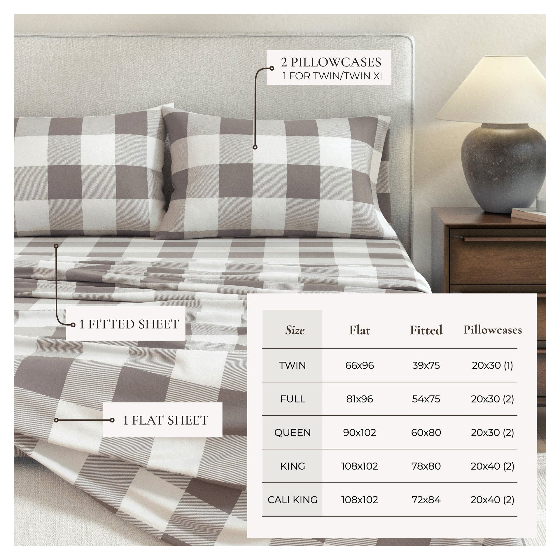 Turkish Cotton Flannel Sheet - Belle Collection