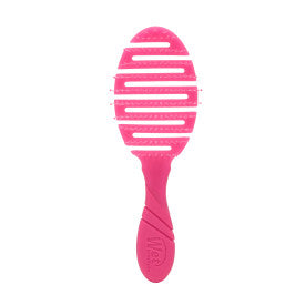 Wet Brush Pro Flex Dry detangling brush in Frost Pink with vented back and ergonomic rubberized grip.