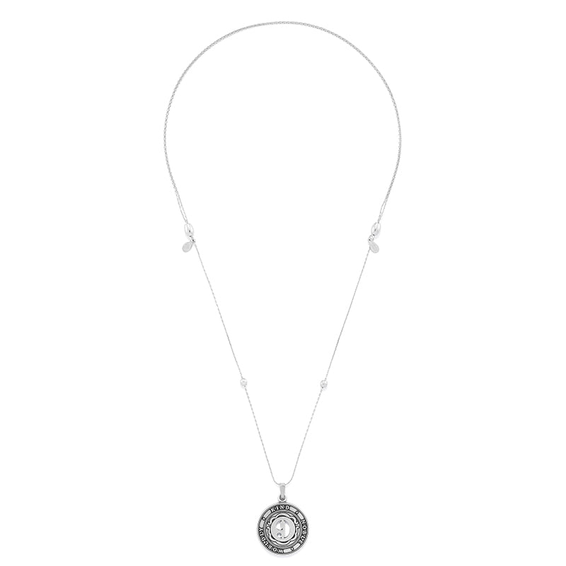 Number 9 Expandable Necklace Minimalist Symbolic Pendant