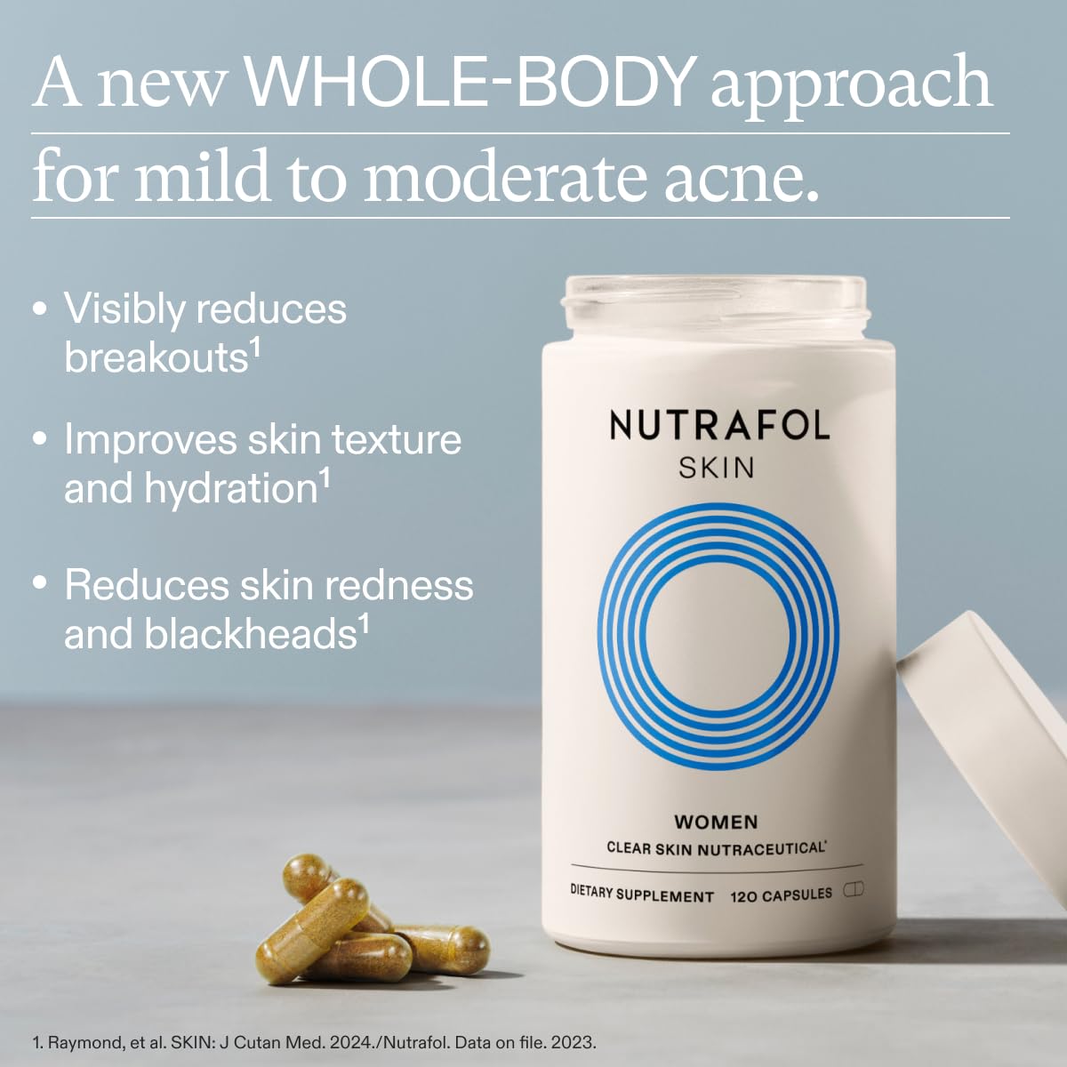 Clear Skin Nutraceutical Acne Supplement for Women - 3-Month Supply