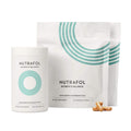 Nutrafol Women's Balance 3-Month Supply hair growth capsules in white and teal clinical packaging