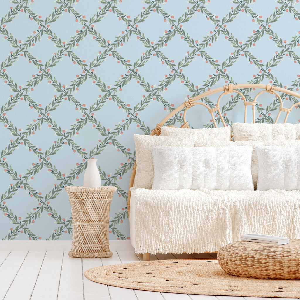 Nyla Removable Peel and Stick Wallpaper by Jackie Jean Design