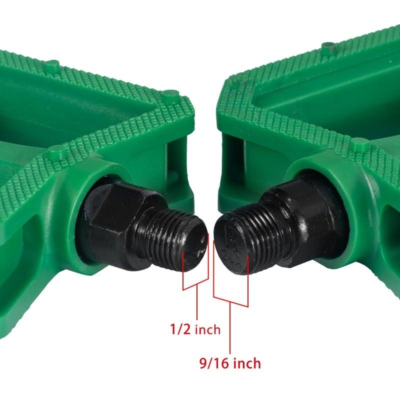 Nylon Composite Flat Bike Pedals with Sealed DU Bearings