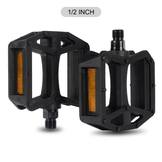 Nylon Composite Flat Bike Pedals with Sealed DU Bearings