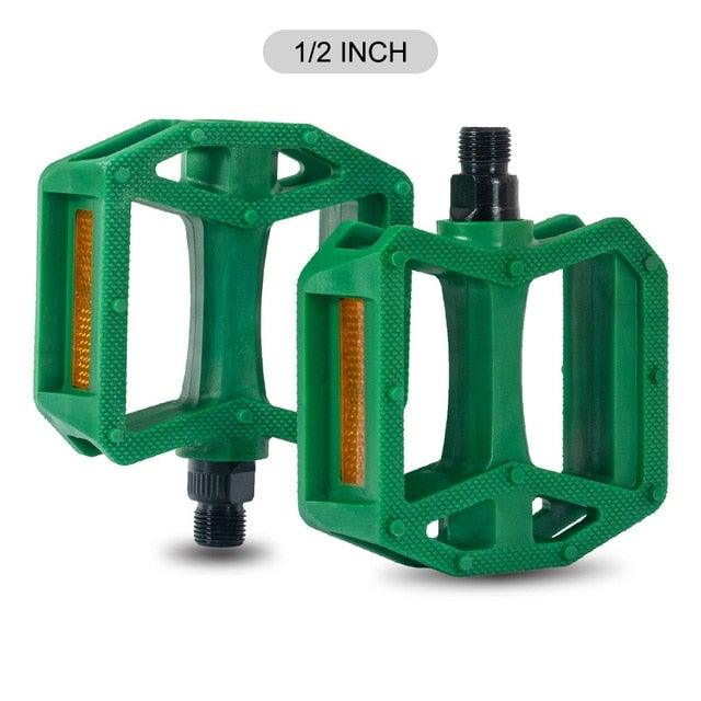 Nylon Composite Flat Bike Pedals with Sealed DU Bearings