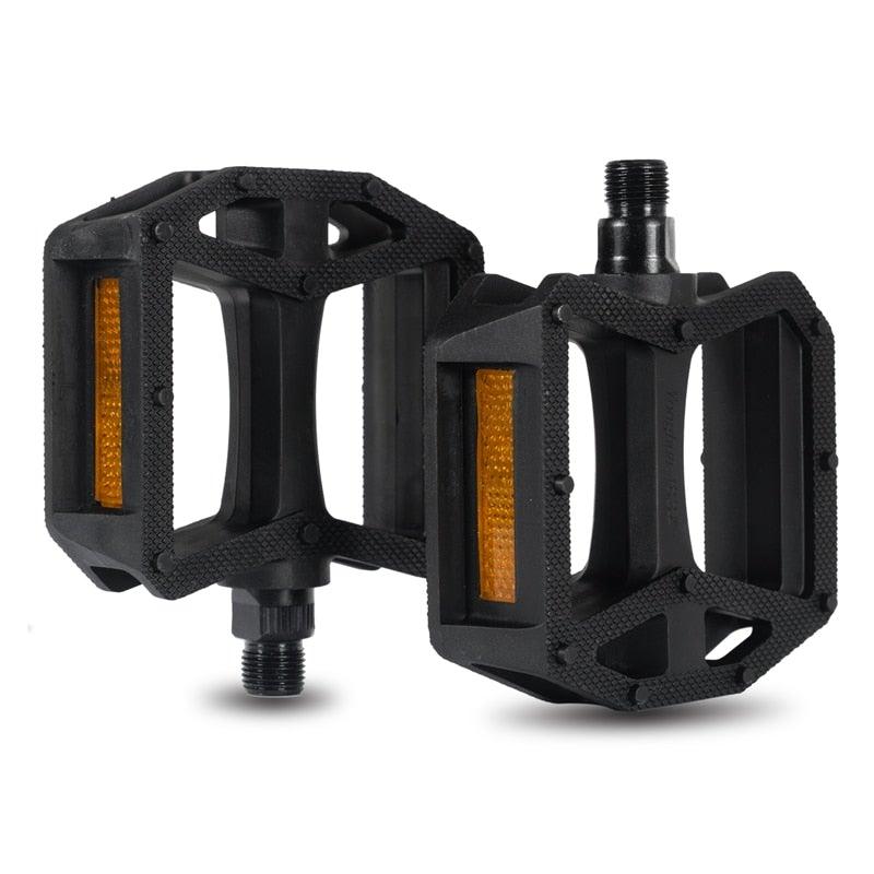 Nylon Composite Flat Bike Pedals with Sealed DU Bearings