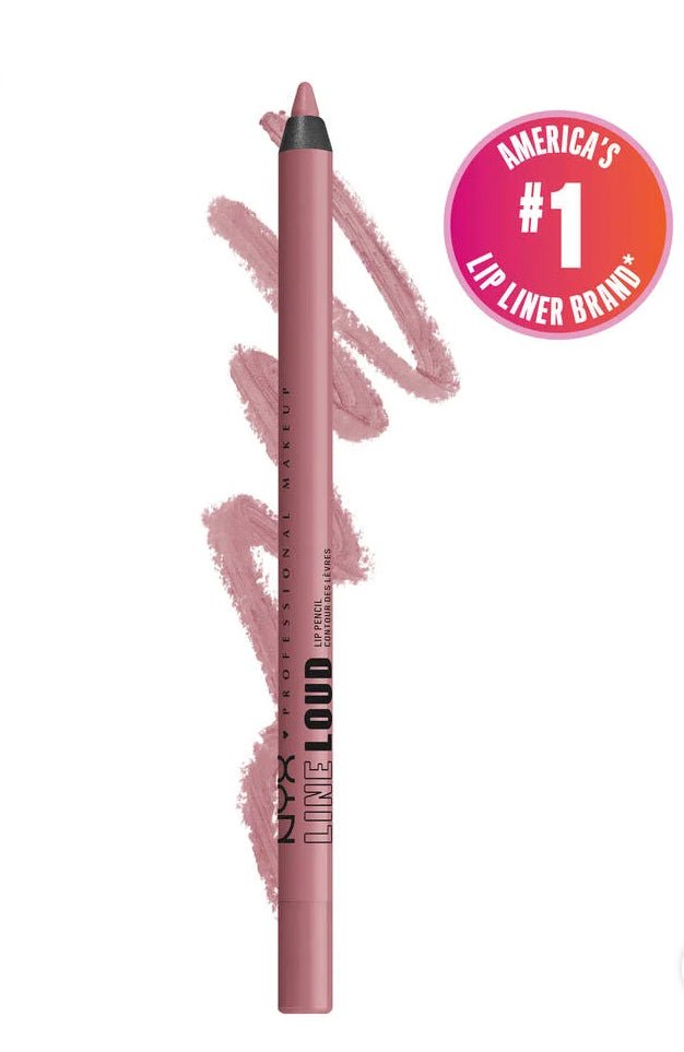 NYX Line Loud Lip Pencil in Fierce Flirt with soft matte finish