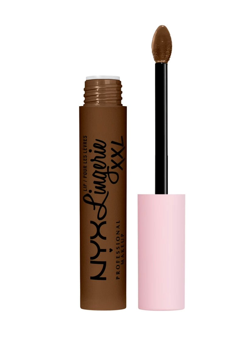 Lingerie XXL Matte Liquid Lipstick, Goin Desnuda, Long-Wear Brown